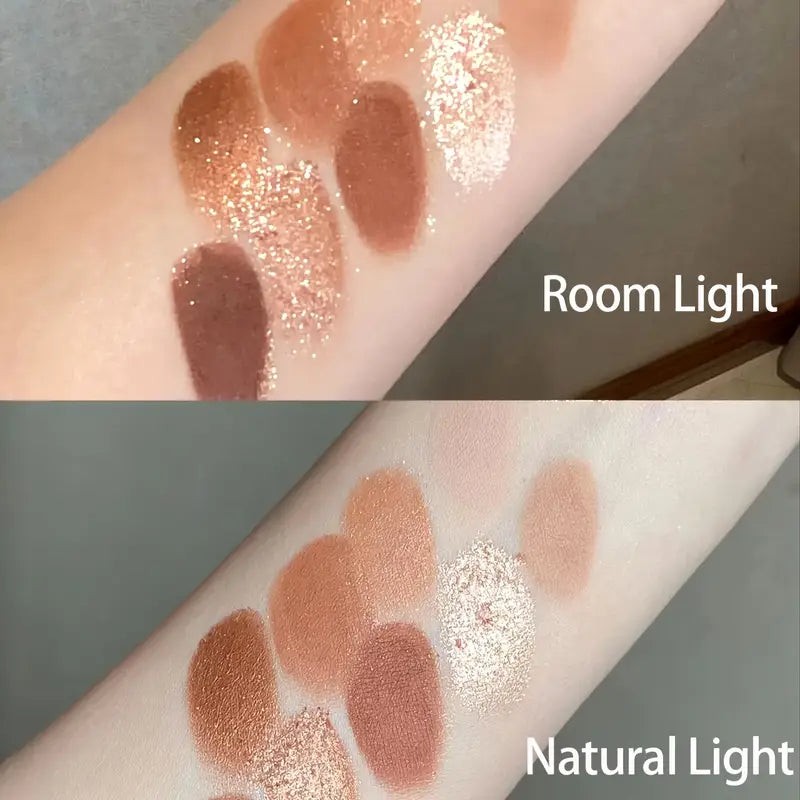 9 Colors Makeup Chocolate Colors Eyeshadow Palette Natural Nude Matte Shimmer