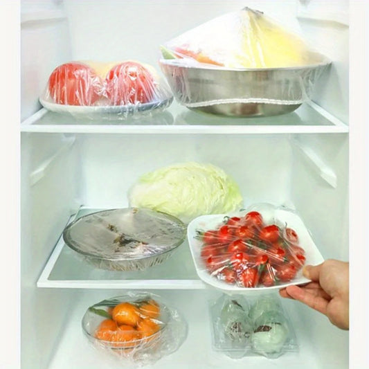 50pcs Fresh Seal Disposable Plastic Food Storage Covers